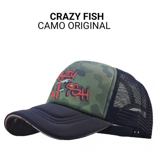 Кепка тракер Crazy Fish Pro M универсальный размер