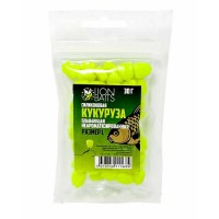 Силиконовая кукуруза не ароматизированная плавающая LION BAITS желтая 10х7мм 30гр размер L