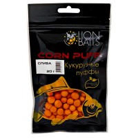Кукурузные пуффы Corn puff LION BAITS Слива 20гр