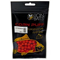 Кукурузные пуффы Corn puff LION BAITS Клубника 20гр