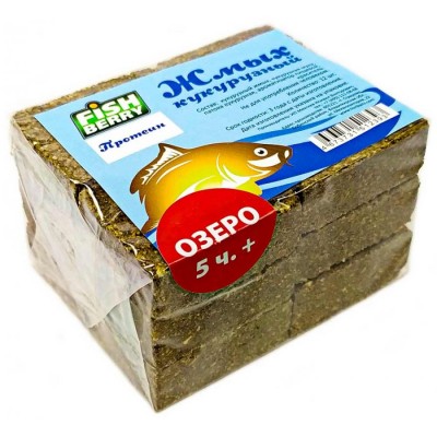 Жмых кукурузный Макуха FISHBERRY Протеин Озеро 5 часов+ (12шт)