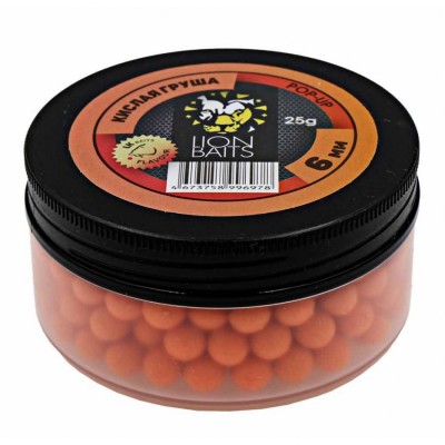 Бойлы плавающие Pop-Up LION BAITS Кислая груша 6 мм 25гр