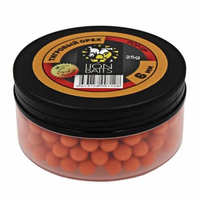 Бойлы плавающие Pop-Up LION BAITS Тигровый орех 6 мм 25гр