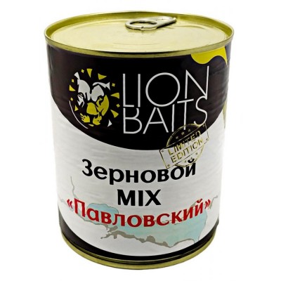Зерновая смесь Павловский LION BAITS (тигровый орех, кукуруза) 900мл