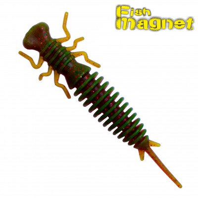 Личинка стрекозы Fish Magnet LUCY 3.5" #001