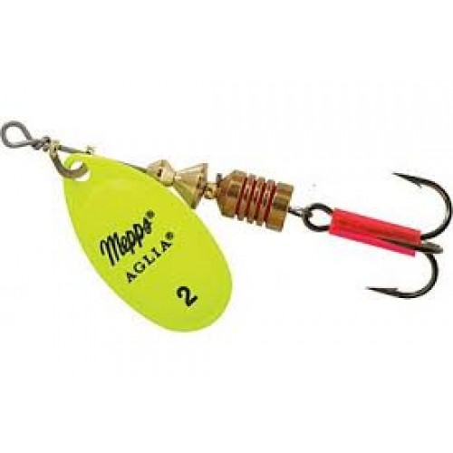 Блесна Mepps Aglia Fluo chartreuse 2 4.5гр