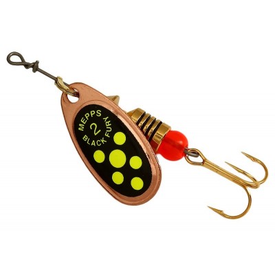 Блесна Mepps Black Fury copper/chartreuse 2 4.5гр 
