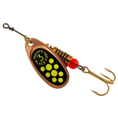 Блесна Mepps Black Fury copper/chartreuse 3 6.5гр 