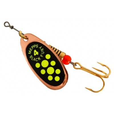 Блесна Mepps Black Fury copper/chartreuse 4 8гр 