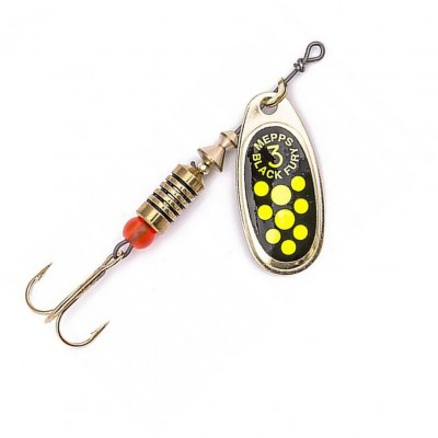 Блесна Mepps Black Fury gold/chartreuse 3 6.5гр 