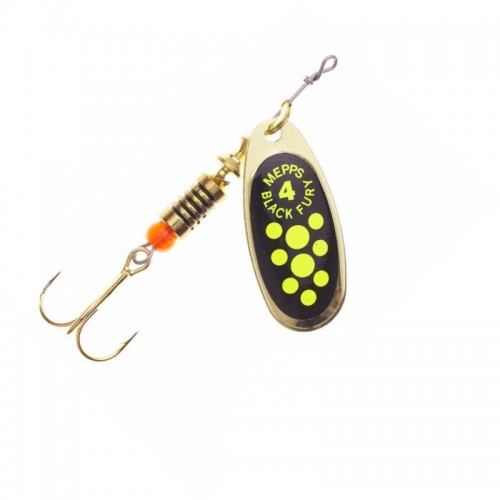 Блесна Mepps Black Fury gold/chartreuse 4 8гр