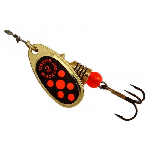 Блесна Mepps Black Fury gold/orange 2 4.5гр