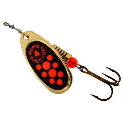 Блесна Mepps Black Fury gold/orange 4 8гр 