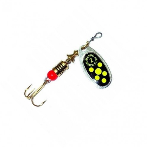 Блесна Mepps Black Fury silver/chartreuse 2 4.5гр