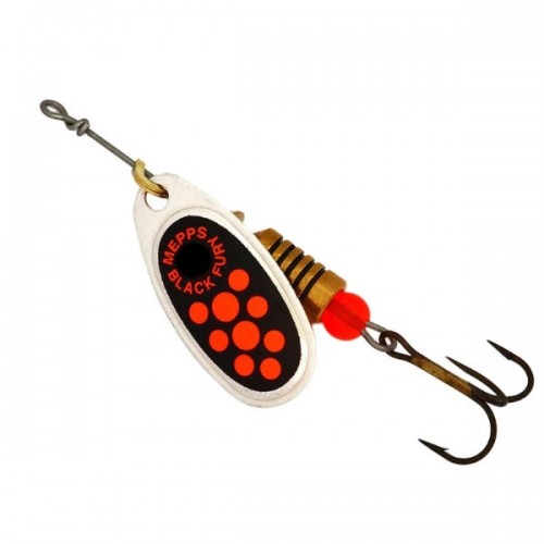 Блесна Mepps Black Fury silver/orange 1 3.5гр