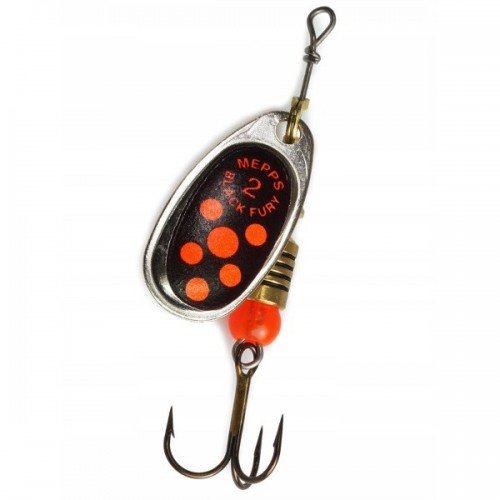 Блесна Mepps Black Fury silver/orange 2 4.5гр