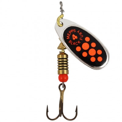 Блесна Mepps Black Fury silver/orange 4 8гр 