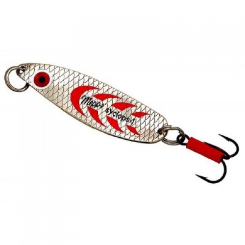 Блесна Mepps Syclops Silver/Red 1 12гр