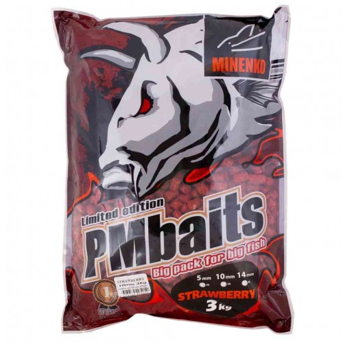 Пеллетс MINENKO Strawberry (Клубника) 10мм (3кг)