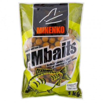 Бойлы пылящие MINENKO Pineapple 20мм  (Ананас) 1 кг