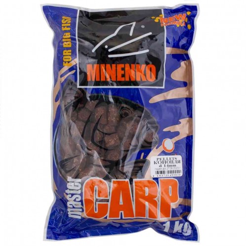 Пеллетс MINENKO Master Carp Конопля 5мм 1кг
