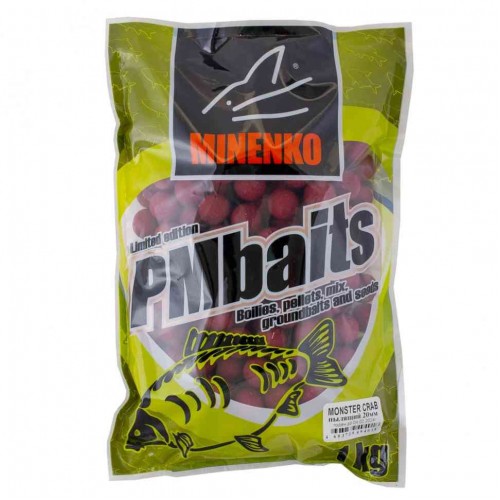 Бойлы пылящие MINENKO Monster Crab 24мм  (Краб) 1 кг
