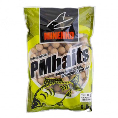 Бойлы пылящие MINENKO Tiger Nut (Тигровый Орех) 24мм 1кг