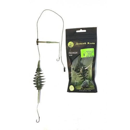 Монтаж Дикий Клев для ловли карася Практик №13 40 гр 2 крючка №10