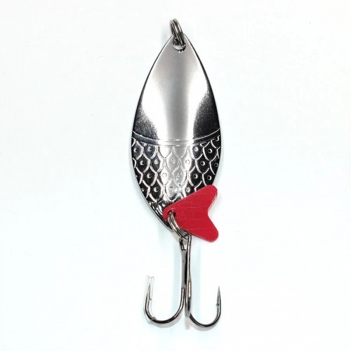 Блесна колеблющаяся Namazu Seashell , вес 14 г, цвет 01 (серебро)