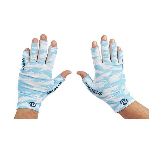 Перчатки летние Nautilus spf50 lite gloves pro цв. blue р-р.   M/L