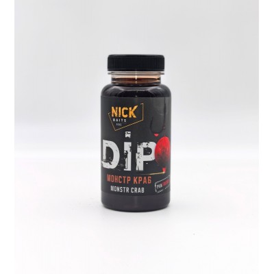 Прикормка рыболовная ДИП NICK BAITS DIP-MAKALKA Монстр краб; флакон 150 мл 