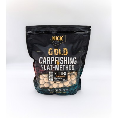 Бойлы прикормочные NICK BAITS GOLD FISHFRUITS (Белый нектар) 20 мм 1 кг
