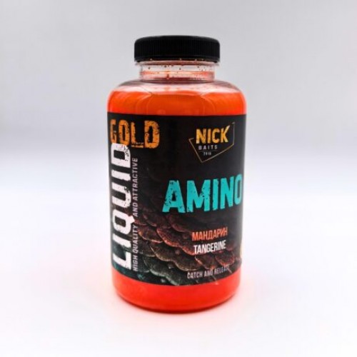 Жидкий ликвид NICK BAITS GOLD Liquid  Amino (Мандарин/Tangerine) 500 мл