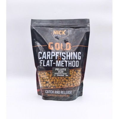 Пеллетс NICK BAITS GOLD OILED промасленный (Тигровый орех/Tiger nut), 10 мм, 1 кг