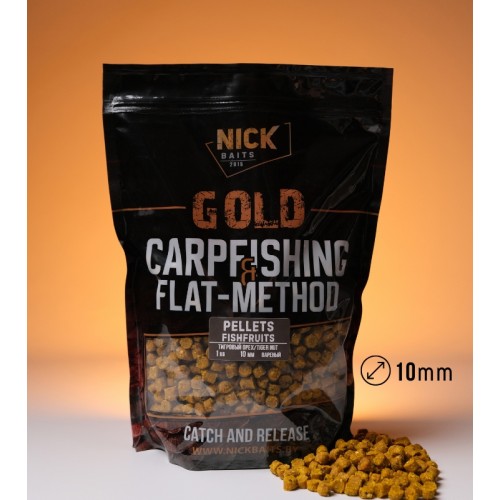 Пеллетс NICK BAITS GOLD FishFruits (Тигровый орех/Tiger nut) 10 мм, 1 кг