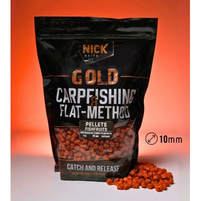 Пеллетс NICK BAITS GOLD FishFruits (Королевская слива/Plum Royal) 10 мм, 1 кг