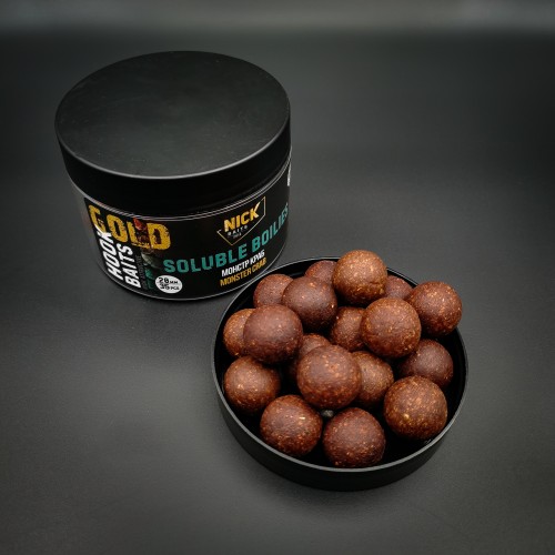 Бойлы насадочные пылящие NICK BAITS GOLD (Монстр краб/Monster crab) 20мм