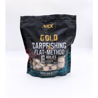 Бойлы прикормочные пылящие NICK BAITS GOLD (Белый нектар) 24 мм 1 кг