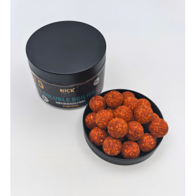 Бойлы насадочные пылящие NICK BAITS GOLD SOLUBLE (Королевская слива/Plum Royal) 20 мм