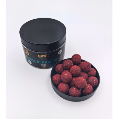 Бойлы насадочные пылящие NICK BAITS GOLD SOLUBLE (Криль/Krill) 20 мм