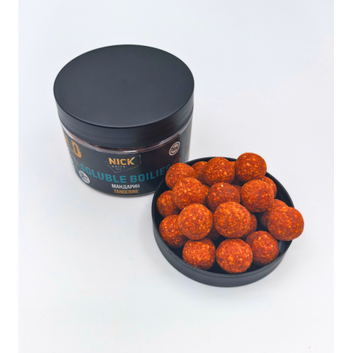 Бойлы насадочные пылящие NICK BAITS GOLD SOLUBLE (Мандарин/Tangerine) 20 мм