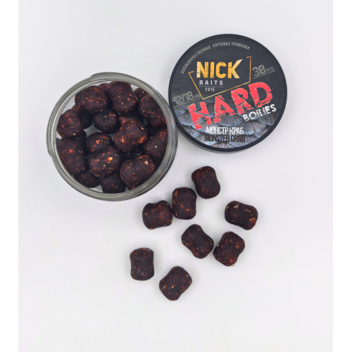 Бойлы насадочные NICK BAITS HARD (Монстр краб/Monster crab) 18/12 мм