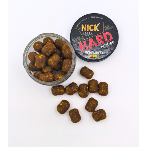 Бойлы насадочные NICK BAITS HARD (Тигровый орех/Tiger nut) 18/12 мм