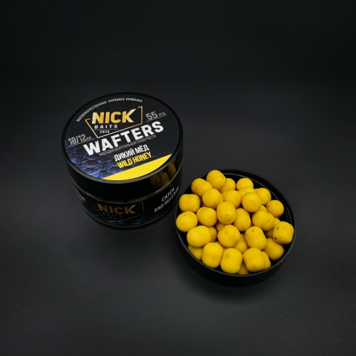 Бойлы нейтральной плавучести NICK BAITS Wafters 10/12 мм Дикий мёд/Wild Honey