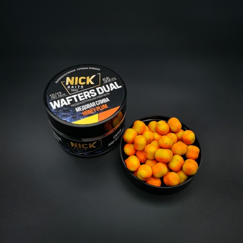 Бойлы нейтральной плавучести NICK BAITS Wafters DUAL 10/12 мм Медовая слива/Honey Plum