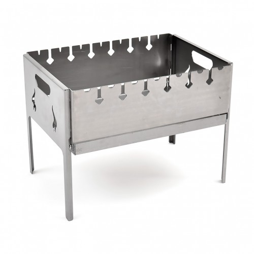 Мангал-полутрансформер Крепыш-1 (сталь 2 мм) в чехле