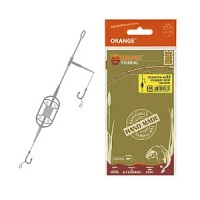 Оснастка карповая ORANGE #52 Spider Flat Method Leadcore, для бойла, 40 гр., 1 шт.