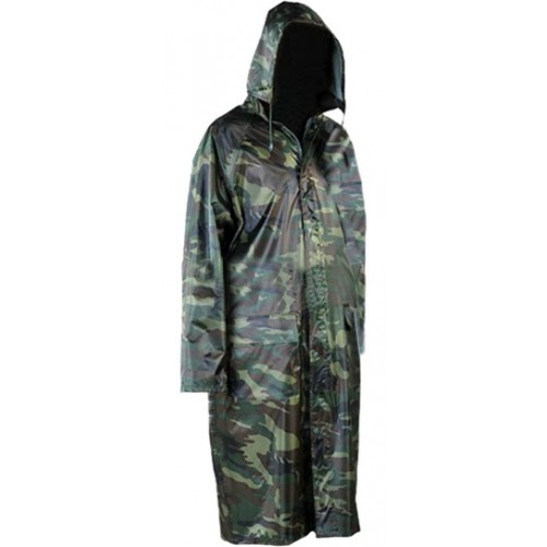 Дождевик плащ камуфляжный ПВХ размер XXXL