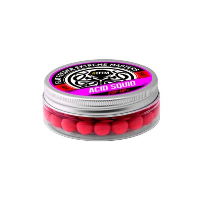 Плавающие бойлы FFEM Pop-Up Acid Squid/Кальмар и Клюква 10mm