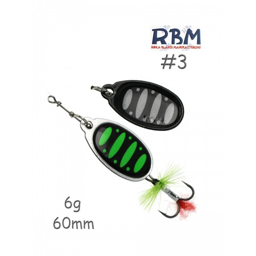 Блесна Roka Blades №3, 6гр цвет 001